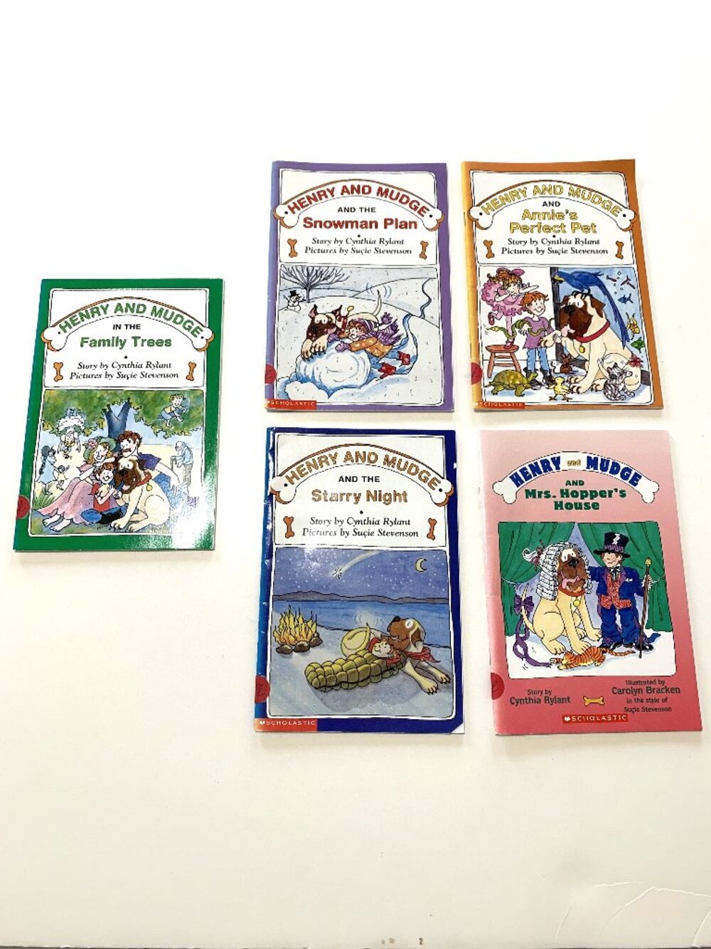 Henry & Mudge Early Reader Book Lot – Set of 5 Excellent Condition